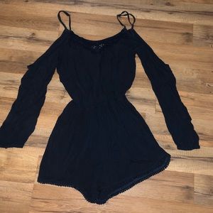 Navy blue romper HOLLISTER